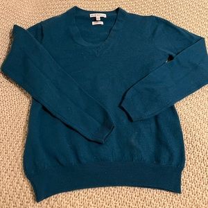 Peter Millar Women’s Artisan Crafted Cashmere Sweater size small Dark Green